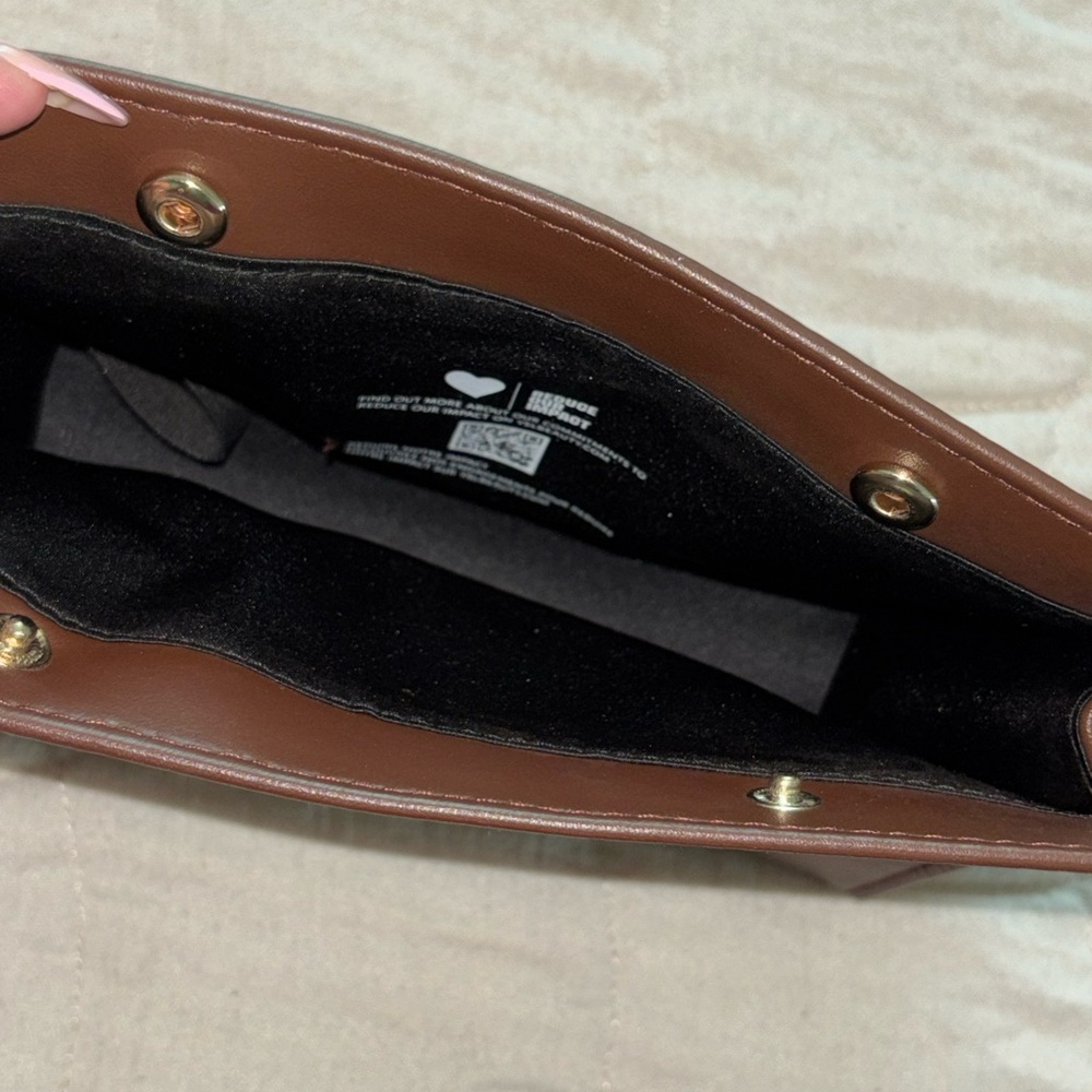 Yves Saint Laurent Brown Cosmetic Bag - Picture 3 of 3